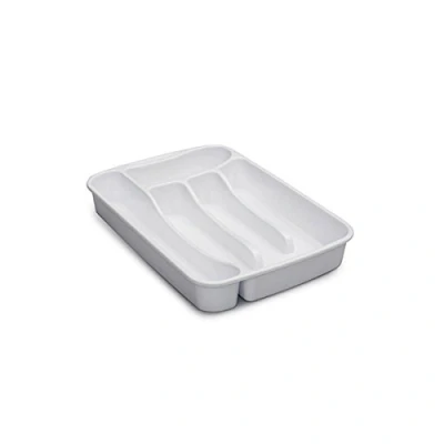 Immagine di Stefanplast Linea Primavera 5 spazi Posate Contenitore, Bianco, 25 x 34 cm