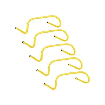 Immagine di JELEX Agility Set di 5 ostacoli da allenamento, in diverse misure, per esercizi interni ed esterni, materiale plastico resistente (15 cm)