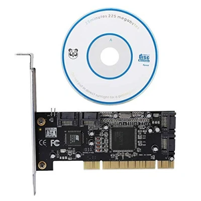 Immagine di Scheda controller PCI, PCI SATA da 4 porte a interne 1.5Gbps Sil3114 Chipset RAID con interfaccia SATA, supporto 98SE/Me/2000/XP/NT4.0/XP 64