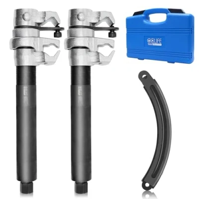 Immagine di CCLIFE 2 Pezzi comprimere Molla Ammortizzatore Per Auto Professionale Compressore 1.2T