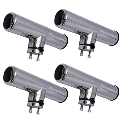 Immagine di AMYSPORTS Supporti di Pesce Morsetto Inossidabile Morsetti Supporto per canne da Pesca binari 3/4 &quot;a 1&quot; 19 mm a 25 4pcs