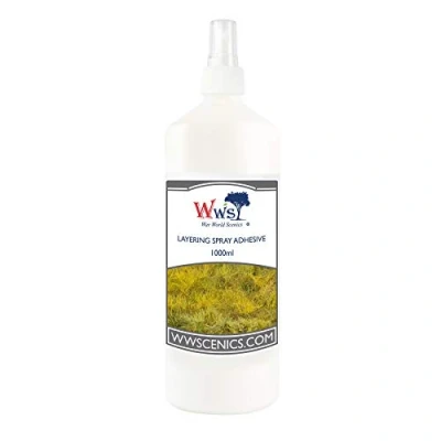 Immagine di War World Scenics Colla Spray per Strati di Erba Statica Flacone da 1000ml Modellismo e Wargame