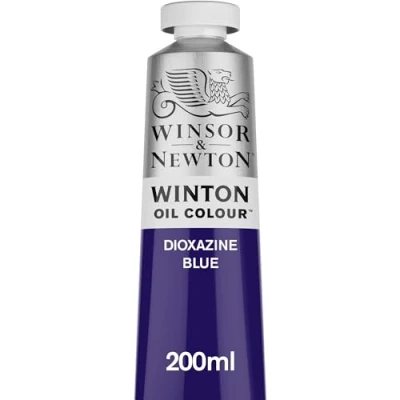 Immagine di Winsor &amp; Newton Winton Colore a Olio, Diossazina Blu, 200ml, 200 unità