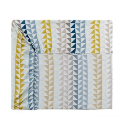 Immagine di Essix Home Collection lenzuola singolo con angoli, in cotone percalle, numero fili: 80, Blu notte, 140 x 200 cm