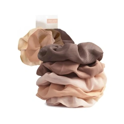 Immagine di Kitsch elastici per capelli da donna, in crêpe, grandi ragazze, graziosi, e coda di