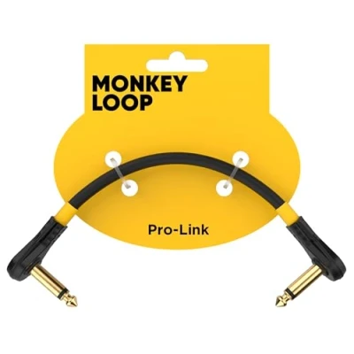 Immagine di MONKEY LOOP PRO Link Pedal Guitar Patch Cable 15 cm Jack Acodado a