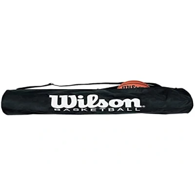 Immagine di Wilson, Basket, Sacca porta palloni, Per un massimo di 5 Con chiusura lampo, Tracolla regolabile, Nero, WTB1810