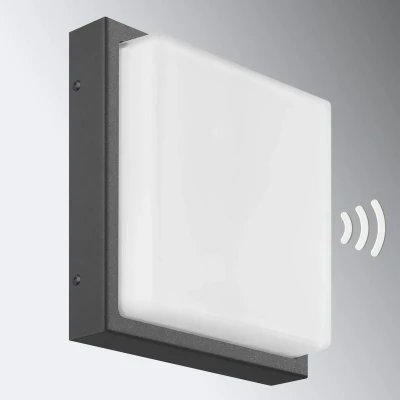 Immagine di LCD Applique Ernest E27, sensore di movimento, grafite