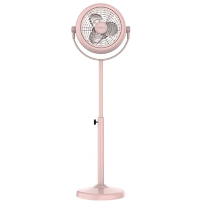 Immagine di Cecotec Ventilatore retrò EnergySilence 250 ClassicStyle Pink, 25 W, diametro 10&quot;, 3 assi aerodinamici, inclinazione regolabile, 2 velocità, elegante design rosa