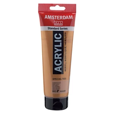 Immagine di Royal Talens Amsterdam acrilico Colori e dimensioni indicati Deep Gold 250ml