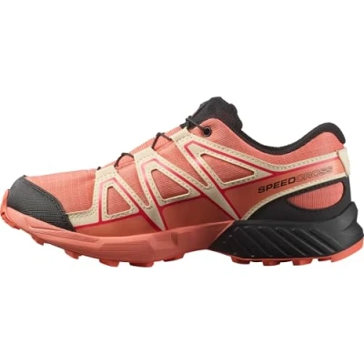 Immagine di Salomon Speedcross WP Unisex Scarpa da hiking per bambini, Taglia: 28, Emberglow/tender peach/fusion coral Sintetico / tessuto