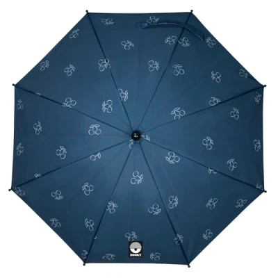 Immagine di Dooky Ombrellone carrozzina o passeggino (universale e flessibile, protezione UPF 50+, flessibilità di 180 gradi, tecnologia flex, sistema easyfix, idrorepellente), Blue Cherry