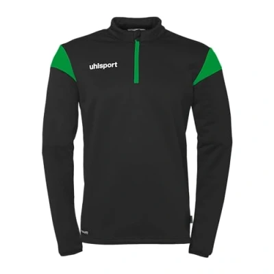 Immagine di uhlsport Squad 27 1/4 Zip Top Pullover Unisex, Schwarz/limonengelb,