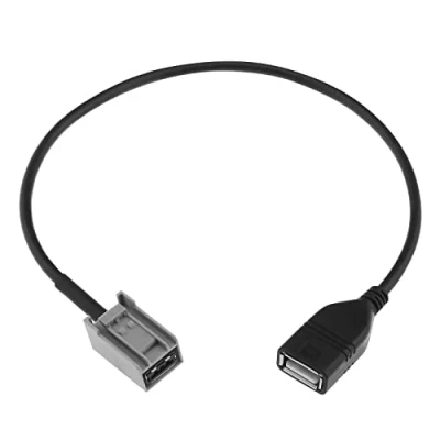 Immagine di ECSiNG cavo adattatore USB di ricambio compatibile con AUX Honda CIVIC/JAZZ/CR V/CRZ/Costa/Account/Odyssey/Crosstour/Insight/Legend
