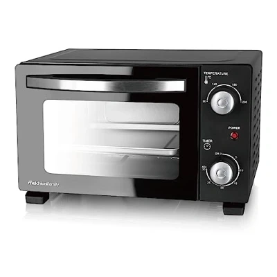 Immagine di Melchioni Family Forno Elettrico Modello DEVIL 11 con Capacità litri, Temperatura regolabile fino a 230C, Timer 30 Minuti, Colore Nero