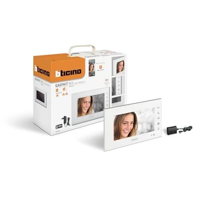 Immagine di Bticino 335253 VIDEOCITOFONO WIFI MONITOR INTERNO AGGIUNTIVO 2 Fili, Display 7 pollici, Colori con Vivavoce, Touch Screen, Controllo da App, Secondo per Case su due Piani o Bifamiliari