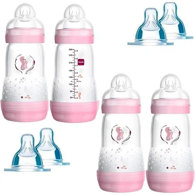 Immagine di MAM Anti Colic Bottiglia 260 ML Confezione da con tettarella misura 1 + 2 dalla nascita