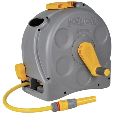 Immagine di Hozelock 2415R0000 25 m 1/2 pollice 1 pz. Grigio, Giallo Avvolgitubo automatico da giardino