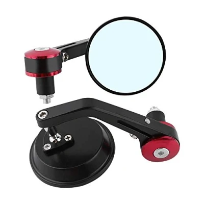 Immagine di Specchietti Moto Cafe Racer Per Bar End Omologati Monster 1 Paio Di Retrovisori 7/8 &quot;, Universali Specchio Retrovisore Ruotab