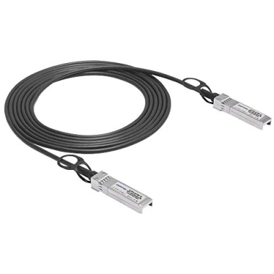 Immagine di QSFPTEK 10G SFP+ DAC Cavo 2 Misuratore (2 Meter), Passivo Attacco Diretto Rame Twinax per Cisco SFP H10GB CU2M, Ubiquiti, D link, Mikrotik, Dispositivi Open Switch