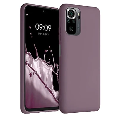Immagine di kwmobile Custodia Compatibile con Xiaomi Redmi Note 10 / 10S Cover Back Case per Smartphone in Silicone TPU Protezione Gommata uva