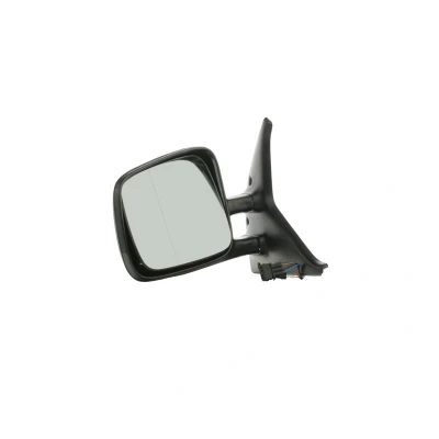 Immagine di Specchietto retrovisore esterno Tyc 337 0164 Sx nero asferico, termico, per regolazione elettrica specchio VOLKSWAGEN: TRANSPORTER 4 Bus