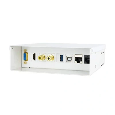 Immagine di Nanocable Scatola multimediale a parete VGA+HDMI+Jack 3,5+RCA+USB 3.0+USB 2.0+2xRJ45, bianco