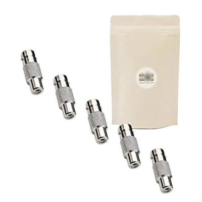 Immagine di Adaptout 5x Adattatore BNC Femmina a RCA Connettore video coassiale Per camera di sorveglianza 50 Ohm marca francese
