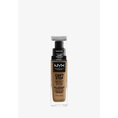 Immagine di Nyx Professional Makeup CAN&#039;T STOP WON&#039;T Foundation Fondotinta, Donna, Taglia: 30 ml, 14 golden honey