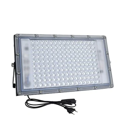 Immagine di 300W UV LED luce nera ad alte prestazioni, lampade fluorescenti 395nm + 365nm EU Interruttore luci per le feste nere, illuminazione fase, vernice corpo, bagliore nel buio, polimerizzazione