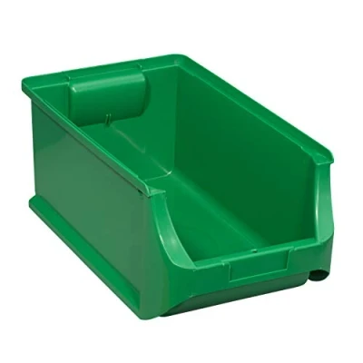 Immagine di Allit 456215 Cassetta impilabile da magazzino (L x A P) 205 150 355 mm Verde 1 pz.