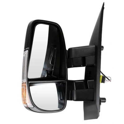 Immagine di Specchietto retrovisore esterno Prasco FT9507304 con sensore Sx nero elettrico Braccio specchio corto IVECO: Daily 6 Pritsche/Fahrgestell,
