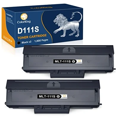 Immagine di ColorKing Compatibili Toner MLT D111S Sostituzione per Samsung 111S D111L Xpress M2070 M2070FW M2026W M2026 M2020 M2022 M2022W M2020W M2070W M2070F (Nero, 2 Pack)