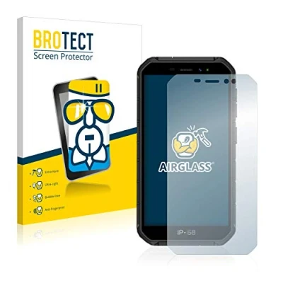 Immagine di brotect Pellicola Protettiva Vetro per Ulefone Armor X7 Pro Protezione Schermo [Durezza Estrema 9H, Chiaro]