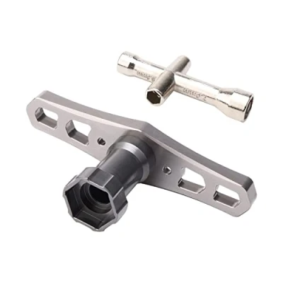 Immagine di Pxyelec Chiave a bussola per dado ruota da 17 mm dadi M4, M5, M5.5, M7 croce esagonale HSP 1/8 1/10 Buggy Scale RC Auto Pneumatici Aereo Aggiornamento Accessorio