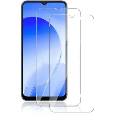 Immagine di pellicola protettiva compatibile con Blackview A52 [2 pezzi] [senza vetro] 100% sensore di impronte digitali nano vetro 9H