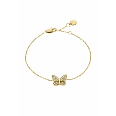 Immagine di Fossil Bracciale a catena sottile da donna in acciaio inox con chiusura moschettone
