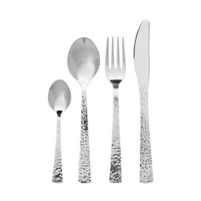 Immagine di Premier Housewares Martello Set di Posate, in Acciaio Inox, Colore Argento, Pezzi