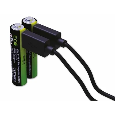 Immagine di Verico LoopEnergy AAA USB C Micro Akku 900mWh 2 St. Batteria ricaricabile ® Li Ion 600 mAh 1.5 V pz.