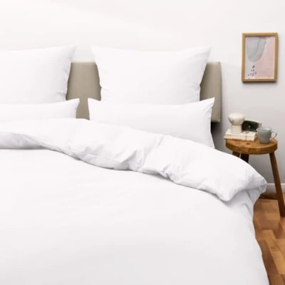 Immagine di Blumtal Copripiumino Matrimoniale 240x220 e Federe 50x80 Set di Lenzuola in microfibra extra morbida certificata Oeko Tex, con 2 3 pezzi Bianco