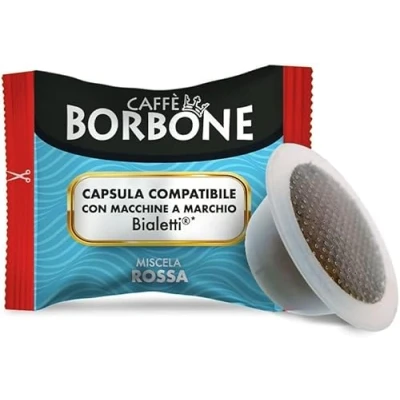 Immagine di Caffè Borbone Miscela Rossa 50 Capsule Compatibili con Macchine a marchio Bialetti*