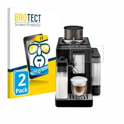 Immagine di brotect Pellicola Protettiva per DeLonghi Rivelia Protezione Schermo (2 Pezzi) [Trasparente, Anti Impronte]