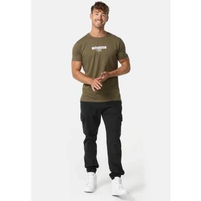 Immagine di Indicode Uomini GOTSVegas Shirt Maglietta in Cotone Army M