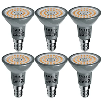 Immagine di EACLL Lampadine LED E14 6W Equivalente a R50 Alogena 90W, Pacco da 6, 705lm Luce Bianco Caldo 2700K, Faretti AC 230V senza Sfarfallio, Angolo Fascio 120 Spot, Non Dimmerabile Lampade Riflettore