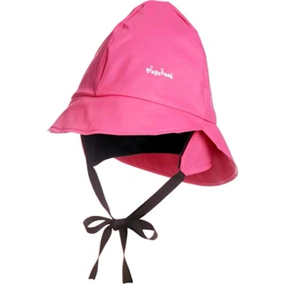 Immagine di Playshoes Cappello antipioggia Foderato, indumenti per cappelli antivento e impermeabili Unisex Bambini ragazzi, Fodera In Pile Rosa, 51