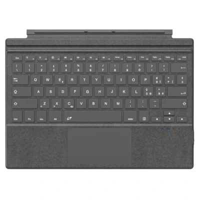 Immagine di MoKo Tastiera Italiana per Microsoft Surface PRO 7 Plus/PRO 7/PRO 6/PRO 5/PRO 4/PRO 3, QWERTY Italian Bluetooth con Batteria Ricaricabile Integrata Type Cover Keyboard, Grigio