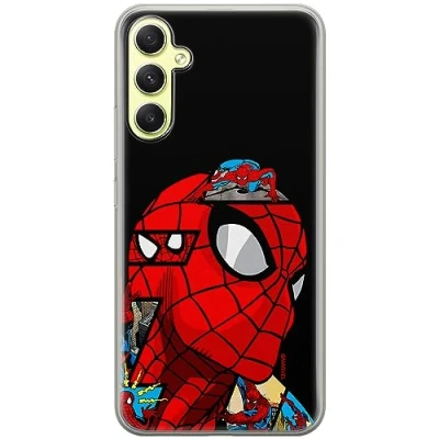Immagine di ERT GROUP custodia per cellulare Samsung A34 5G originale e con licenza ufficiale Marvel, modello Spider Man 042 adattato in modo ottimale alla forma dello smartphone, TPU