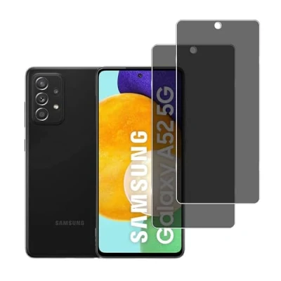Immagine di YIFNTANG [2 Pezzi] Privacy Pellicola Protettiva per Samsung Galaxy A52 5G,Durezza 9H,Antigraffio,Anti spy Protezione Schermo in Vetro Temperato 5G