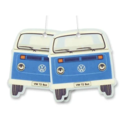 Immagine di BRISA VW Collection Volkswagen Deodorante per Auto Profumatore Fragranza Campervan T2 Bus design (Fresh/Blu/Set di 2)