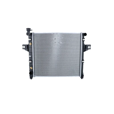 Immagine di NRF EASY FIT 58112 Radiatore motore Alluminio 598 548 24 con bussola in gomma Alette di raffreddamento saldate JEEP: GRAND CHEROKEE 2